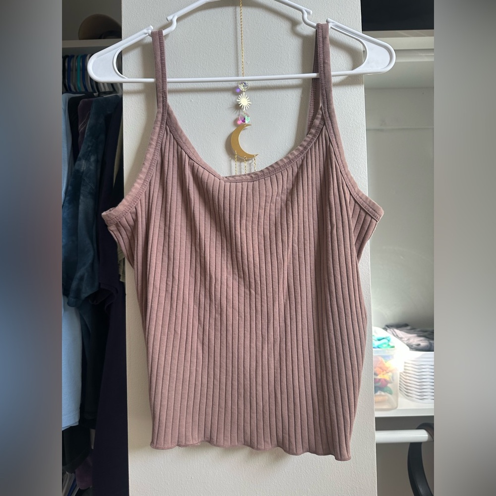 Old Navy Mauve Textured Tank XL